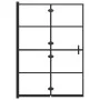 Mampara de ducha plegable ESG negro 100x140 cm de vidaXL, Puertas de ducha - Ref: Foro24-150744, Precio: 137,89 €, Descuento: %