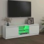 Mueble para TV con luces LED blanco 120x30x36 cm