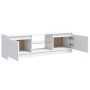 Mueble para TV con luces LED blanco 120x30x36 cm