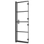 Mampara de ducha plegable ESG negro 100x140 cm de vidaXL, Puertas de ducha - Ref: Foro24-150744, Precio: 137,89 €, Descuento: %