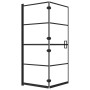 ESG schwarze faltbare Duschwand 120x140 cm von vidaXL, Duschtüren - Ref: Foro24-150745, Preis: 161,34 €, Rabatt: %