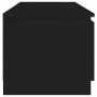 Mueble para TV con luces LED negro 140x40x36 cm