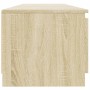 Armario TV con luces LED roble Sonoma 140x40x36 cm