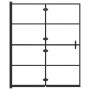 ESG schwarze faltbare Duschwand 120x140 cm von vidaXL, Duschtüren - Ref: Foro24-150745, Preis: 161,34 €, Rabatt: %