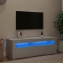 Mueble para TV con luces LED blanco 120x35x40 cm
