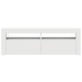 Mueble para TV con luces LED blanco 120x35x40 cm