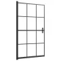 ESG black shower screen 80x140 cm by vidaXL, shower doors - Ref: Foro24-150746, Price: 125,31 €, Discount: %