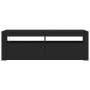 Mueble de TV con luces LED negro 120x35x40 cm en Muebles TV | Comprar online en Foro24