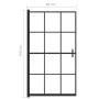 ESG black shower screen 80x140 cm by vidaXL, shower doors - Ref: Foro24-150746, Price: 125,31 €, Discount: %