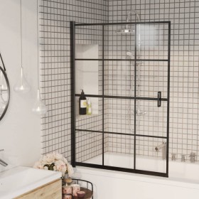 Black 100x140 cm ESG shower screen by vidaXL, shower doors - Ref: Foro24-150747, Price: 147,16 €, Discount: %
