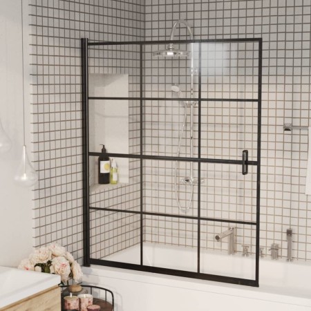 ESG schwarze Duschwand 116x140 cm von vidaXL, Duschtüren - Ref: Foro24-150748, Preis: 137,40 €, Rabatt: %