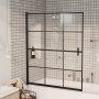 ESG schwarze Duschwand 116x140 cm von vidaXL, Duschtüren - Ref: Foro24-150748, Preis: 137,40 €, Rabatt: %