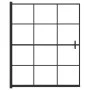 ESG black shower screen 116x140 cm by vidaXL, shower doors - Ref: Foro24-150748, Price: 139,95 €, Discount: %