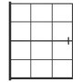 ESG schwarze Duschwand 116x140 cm von vidaXL, Duschtüren - Ref: Foro24-150748, Preis: 137,40 €, Rabatt: %