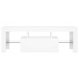 Mueble para TV con luces LED blanco 120x35x40 cm