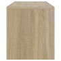 Mueble de TV con luces LED roble Sonoma 120x35x40 cm en Muebles TV | Comprar online en Foro24