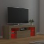 Mueble de TV con luces LED roble Sonoma 120x35x40 cm en Muebles TV | Comprar online en Foro24
