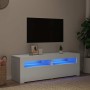 Mueble para TV con luces LED blanco 120x35x40 cm en Muebles TV | Comprar online en Foro24