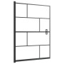 ESG schwarze Duschwand 100x140 cm von vidaXL, Duschtüren - Ref: Foro24-150750, Preis: 160,10 €, Rabatt: %