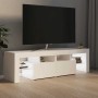 Mueble de TV con luces LED blanco 140x36,6x40 cm en Muebles TV | Comprar online en Foro24
