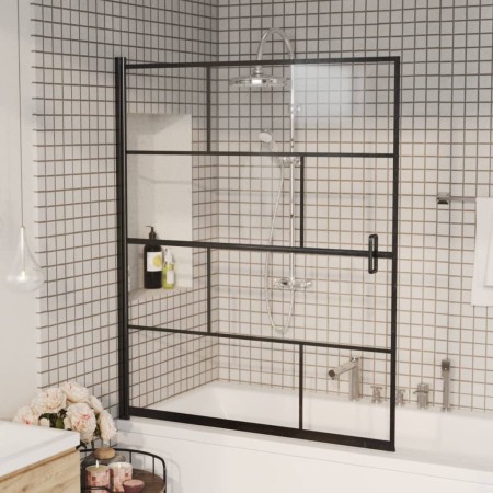 ESG schwarze Duschwand 116x140 cm von vidaXL, Duschtüren - Ref: Foro24-150751, Preis: 145,81 €, Rabatt: %