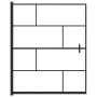 ESG schwarze Duschwand 116x140 cm von vidaXL, Duschtüren - Ref: Foro24-150751, Preis: 145,81 €, Rabatt: %
