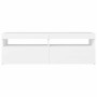 Mueble para TV con luces LED blanco 120x35x40 cm en Muebles TV | Comprar online en Foro24