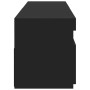 Muebles de TV con luces LED 2 unidades negro 75x35x40 cm en Muebles TV | Comprar online en Foro24