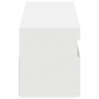 Muebles de TV con luces LED 2 uds blanco 60x35x40 cm