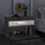 Mueble de TV con luces LED gris hormigón 60x35x40 cm en Muebles TV | Comprar online en Foro24