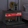 Mueble de TV con luces LED gris hormigón 60x35x40 cm en Muebles TV | Comprar online en Foro24