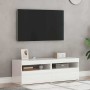 Muebles de TV con luces LED 2 uds blanco brillante 60x35x40 cm en Muebles TV | Comprar online en Foro24