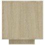 Mueble de TV con luces LED roble Sonoma 160x35x40 cm