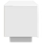 Mueble para TV madera contrachapada blanco 100x35x40 cm
