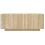 Mueble para TV madera contrachapada color roble 100x35x40 cm