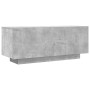 Mueble para TV contrachapada gris hormigón 100x35x40 cm