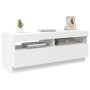Mueble para TV con luces LED blanco 100x35x40 cm