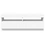 Mueble para TV con luces LED blanco 100x35x40 cm