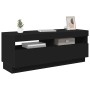 Mueble de TV con luces LED negro 100x35x40 cm en Muebles TV | Comprar online en Foro24