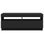 Mueble de TV con luces LED negro 100x35x40 cm en Muebles TV | Comprar online en Foro24