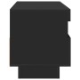 Mueble de TV con luces LED negro 100x35x40 cm en Muebles TV | Comprar online en Foro24