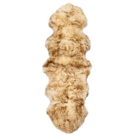 Brown mix sheepskin rug 60x180 cm by vidaXL, Rugs - Ref: Foro24-283882, Price: 109,30 €, Discount: %
