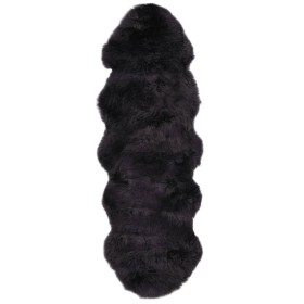 Alfombra de piel de oveja gris oscuro 60x180 cm by vidaXL, Rugs - Ref: Foro24-283883, Price: 105,16 €, Discount: %