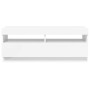 Mueble de TV con luces LED blanco brillante 100x35x40 cm en Muebles TV | Comprar online en Foro24
