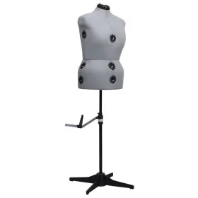 Adjustable tailor mannequin woman gray size L 44-50 by vidaXL, Gallants at night - Ref: Foro24-288489, Price: 226,05 €, Disco...