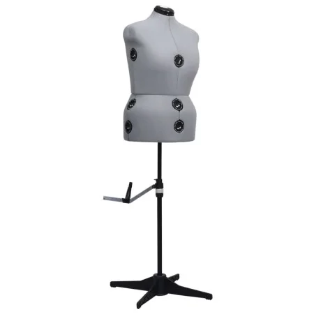 Maniquí de sastre ajustable mujer gris talla L 44-50 de vidaXL, Galanes de noche - Ref: Foro24-288489, Precio: 226,05 €, Desc...
