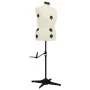 Adjustable tailor mannequin woman cream color size L 44-50 by vidaXL, Gallants at night - Ref: Foro24-288490, Price: 212,54 €...
