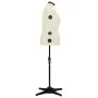 Adjustable tailor mannequin woman cream color size L 44-50 by vidaXL, Gallants at night - Ref: Foro24-288490, Price: 212,54 €...