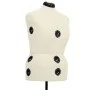 Adjustable tailor mannequin woman cream color size L 44-50 by vidaXL, Gallants at night - Ref: Foro24-288490, Price: 212,54 €...