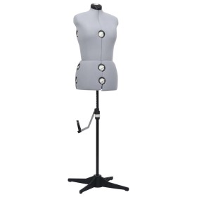 Verstellbare Schneiderpuppe für Damen, grau, Größe M 40-46 von vidaXL, Galanten in der Nacht - Ref: Foro24-288486, Preis: 208...